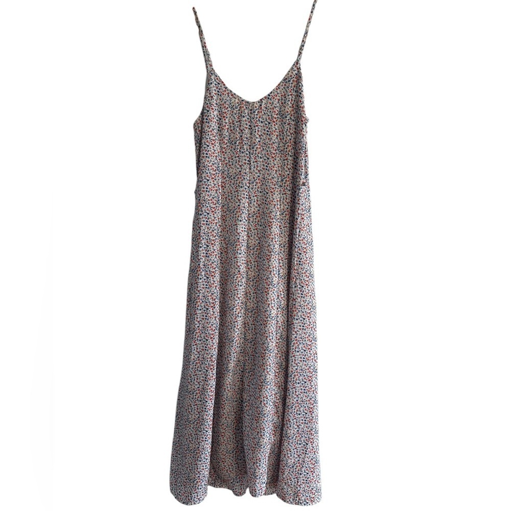Sienna Sky Floral Spaghetti Strap Button Up Midi Dress - Picture 6 of 6